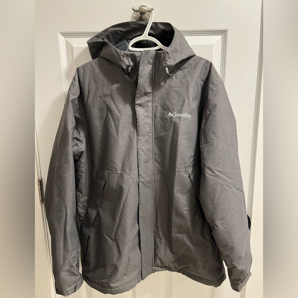 Columbia Charcoal Hooded Jacket